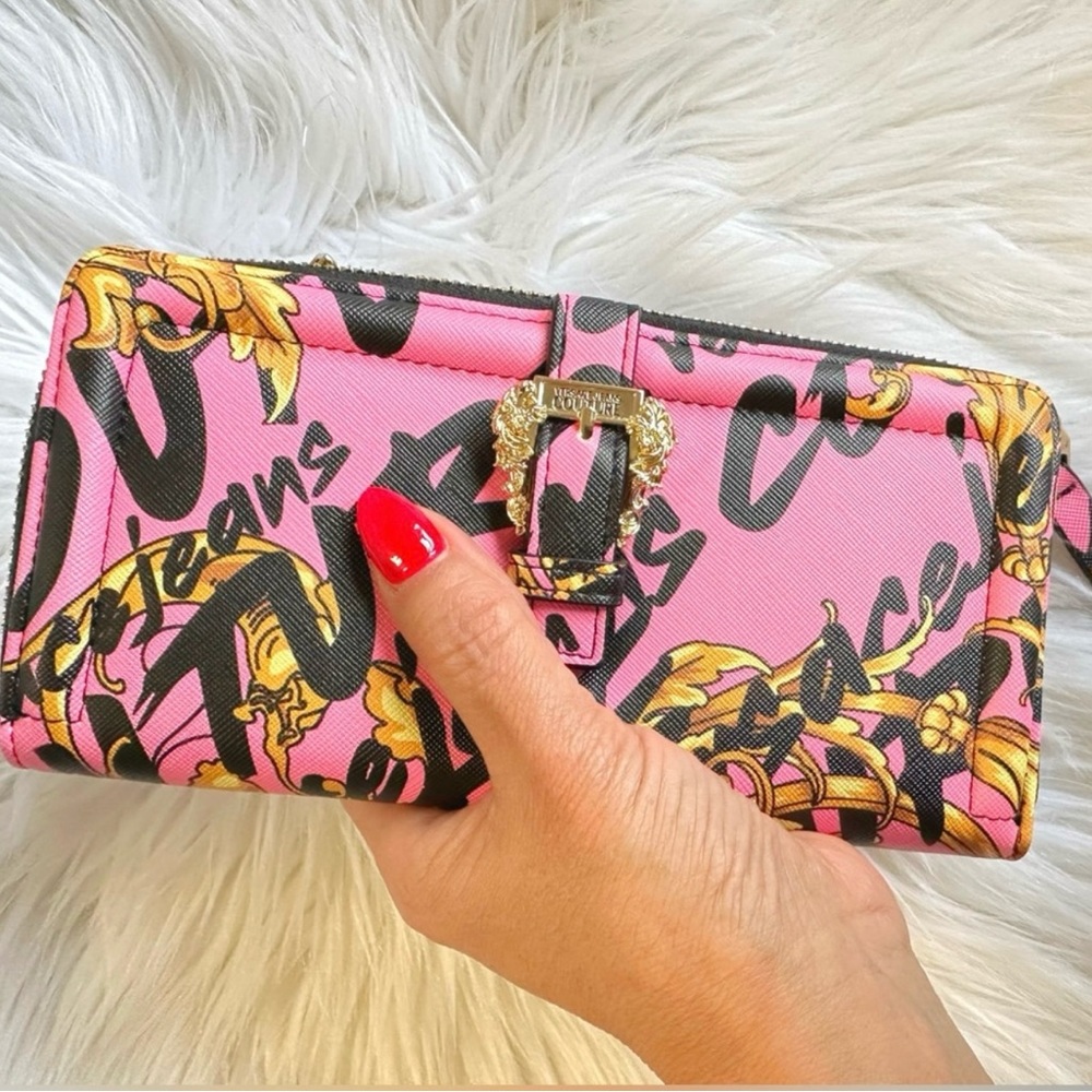 Pink VERSACE Couture Wallet - Picture 3 of 14